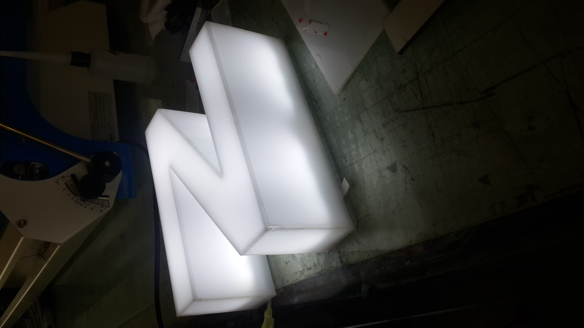 Illuminated 3D Letters