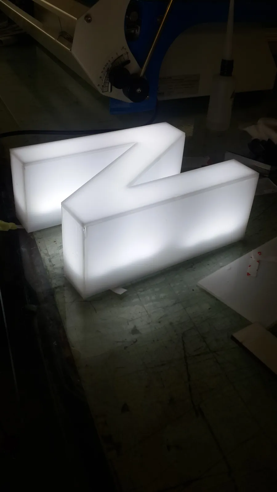 Illuminated 3D Letters